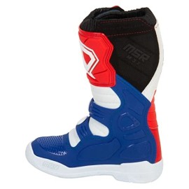 MSR™ Youth M3X Motocross / Dirt Bike Boots Size 3, Red/White/Blue
