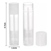 100pzs Tubos De Barra Labial De Labios Translúcidos De 5ml