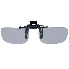 BEZLIT 30598 Clip-On Glasses Attachment Un-Polarised for Men and Women, black