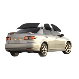 AUTOTEK Precut Windows Tint Film All Sides Cars Sun Blocking Protection Privacy Anti Shatter Glass 2 Ply Film Any Tint Shade kit for Mazda 6 Sedan 2003-2008