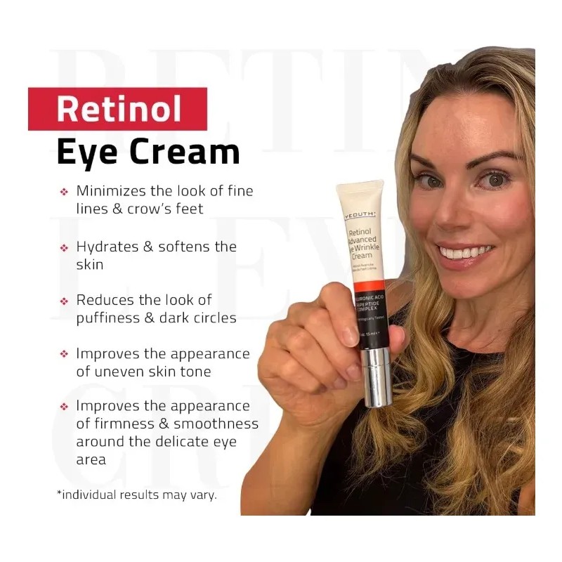 Yeouth Retinol Advanced Eye Wrinkle Cream 15ml Todo Tipo De