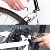 Bicycle Saddle Bag with Bicycle Pump and Bicycle Repair Set,
