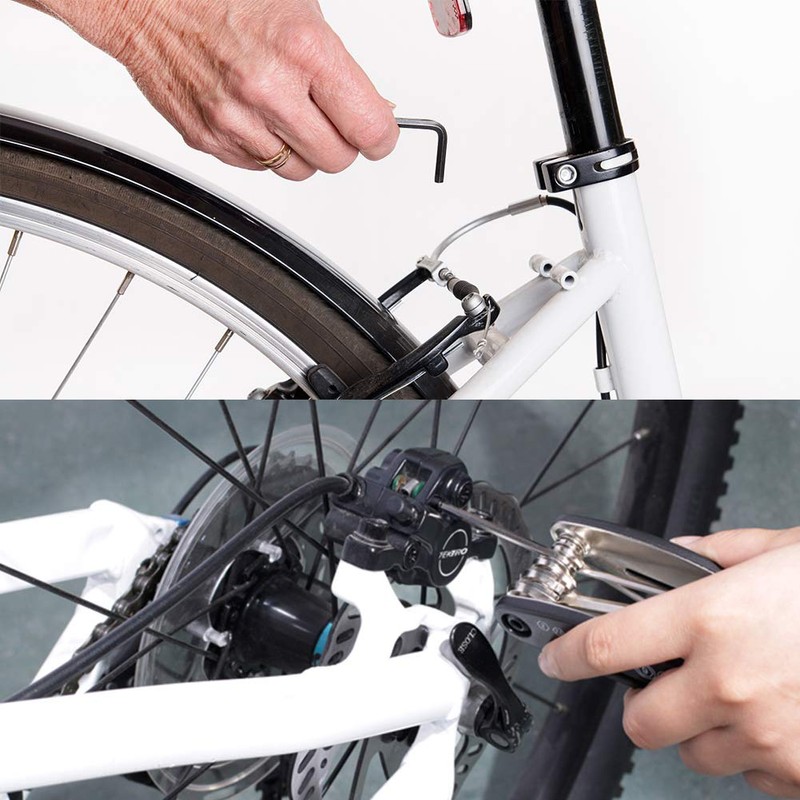 Bicycle Saddle Bag with Bicycle Pump and Bicycle Repair Set,