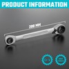 DURATECH 4 in 1 Ratchet Spanner 10 x 19 mm