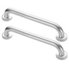Bathroom Grab Rails for Elderly, 2 Pack 45cm, Brushed Nickel