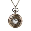 JewelryWe Father's Day Gift Pocket Watch Men's Retro Royal Flush