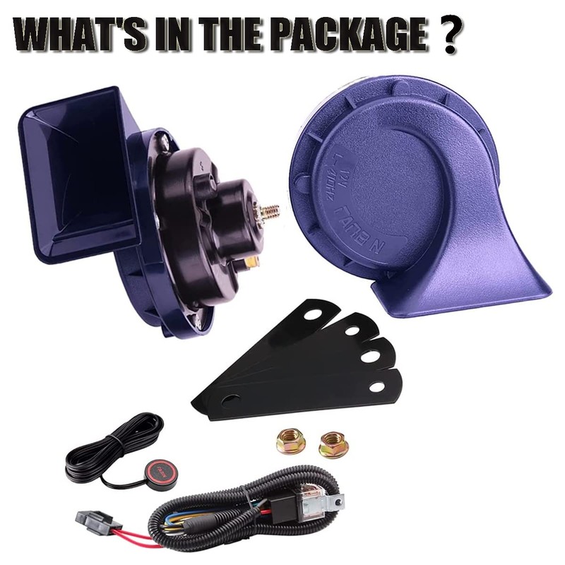 Car Horn Truck Horns 12V,BANHAO Train Horn Waterproof High Low