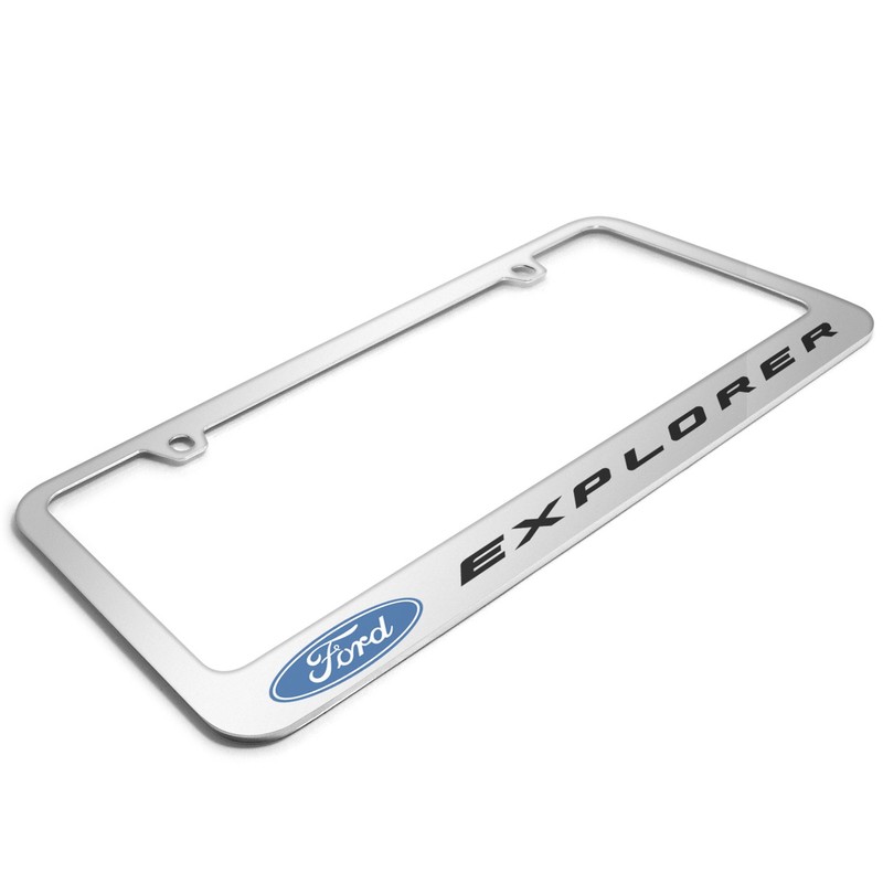 iPick Image for - Ford Explorer Mirror Chrome Metal License