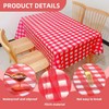 1 x pink and white checked tablecloth, 1 x pink