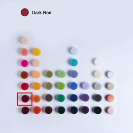 MOZEAL 3" x 4" Hand-Poured Unscented Candle,Dripless Pillar Candle Set of 3,Long Clean Burning,Approx 72 Hours Burn Time,Rustic Country Style,Wedding,Dinner,Christmas and Home Decor,Dark Red