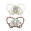 Skin & Tooth-Friendly nip Butterfly Light Dummy: Flat Teat, Soft