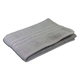 Gözze - Elegant Bath Towel, Sylt, 100% Cotton, Heavy Weight (440 g/m²), 70 x 140 cm - Silver