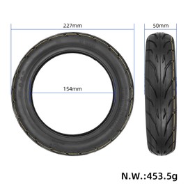 RidTianTek 9 inches 9x2 Tubeless Tire for 8.5 inch Original Tyres for Xiaomi Mi3/M365/Pro/Pro2/Gotrax GXL/XR/V2/Hiboy S2, Front or Rear Replacement Rubber Tires for Electric Scooter (2 Pack)