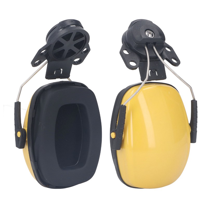 1 Pair Safety Helmet Ear Muff Noise Reduction Helmet Hard