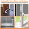 Cenipar Weather Stripping Door Seal Strip Silicone Transparent 16.5 Feet