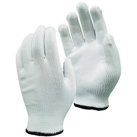 Otafuku Gloves, Work Gloves, Low Pilling (10 Gauge, 100% Polyester, Low Dust), G-52, One Size Fits Most, White