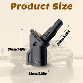 WINUERK ABS Wheel Speed Sensor, Front Driver Side Car ABS Sensor, Automotive Replacement Transmission Speed Sensors 8M5T2B372AA 3M5T2B372AB 3M5T2B372BA, Compatible with Ford Focus