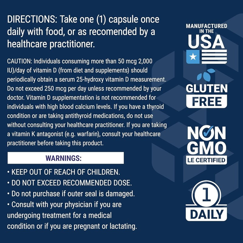 Vitamins D and K with Sea-Iodine??? 60 capsules