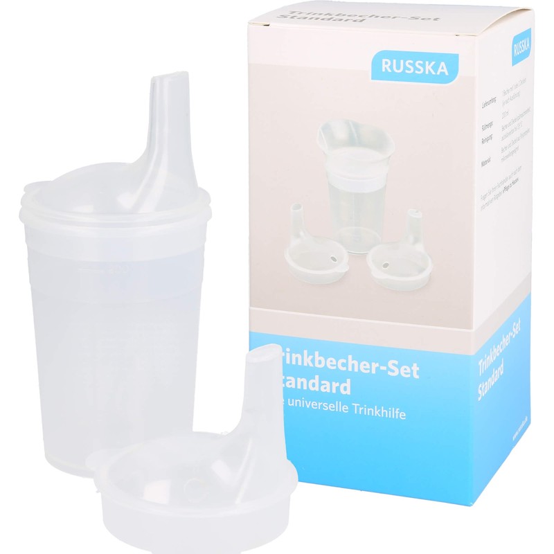 TRINKBECHER-SET Standard with Deck for Tea and Porridge Pack of