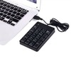 Number Pad Wired 19 Key USB Interface Drive Free Portable