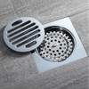 Square Floor Drain Thickened Stainless Steel Bathroom Tile Insert Floor