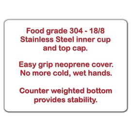 Mugzie "Michael Godard: Zen Martini" Cocktail Shaker with Insulated Wetsuit Cover, 16 oz, Black