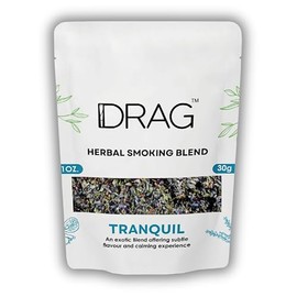 Herbal Smoking Blend - Drag (Blend of Exotic Flowers and Herbs) 30grams (1 oz) (Tranquil)