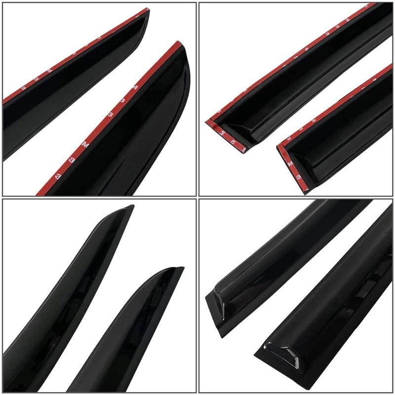Side Window Visors Deflectors Rain Guard Replacement for C-HR CHR