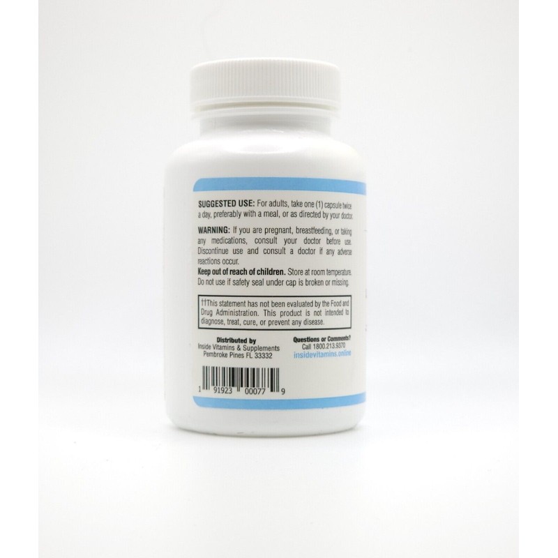 Inside Pharma-Grade Vision Formula Caps with Lutein/Zeaxant