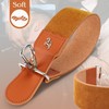 GOTOTOP Genuine Leather Strop Strap Barber Straight Folding Knife Shave
