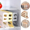 Egg Stocker, Itisyou 4 Tier Egg Holder for Refrigerator, Automatic