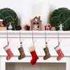 Yotako 5 Pieces Christmas Stocking Holders, Mantel Hooks Hanger Christmas