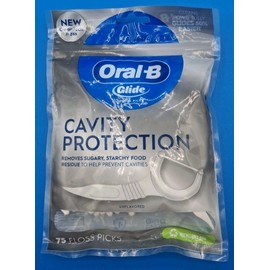Oral-B Glide Dental Floss Picks Cavity Protection - 75 Pcs