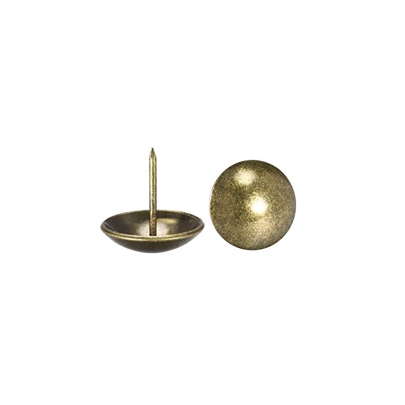 sourcing map Upholstery Nails Tacks 25mm Dia 25mm Height Retro