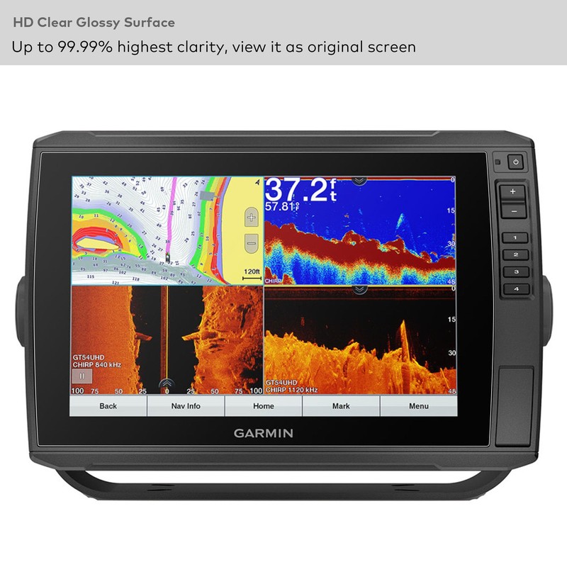 INNOSURE [2-PACK] Tempered Glass Screen Protector for Garmin EchoMAP Ultra
