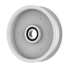 Phoenix Mfg. 4 Inch Flat Dia Flat Idler Pulley Replacement for Exmark Toro 26-1840