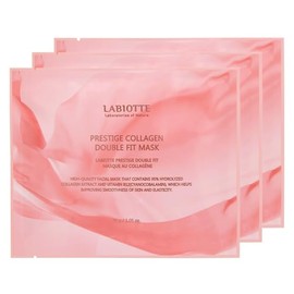 ラビオッテ(LABIOTTE) プレステージ コラーゲン ダブルフィットマスク 3枚 高栄養 高保湿 年齢肌ケア 弾力 ハリ 潤い 韓国 マスクパック