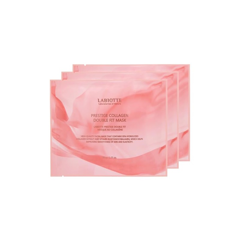 ラビオッテ(LABIOTTE) プレステージ コラーゲン ダブルフィットマスク 3枚 高栄養 高保湿 年齢肌ケア 弾力 ハリ