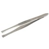 Scientific Stainless Steel Lab Forceps with Straight Flat Broad Tips