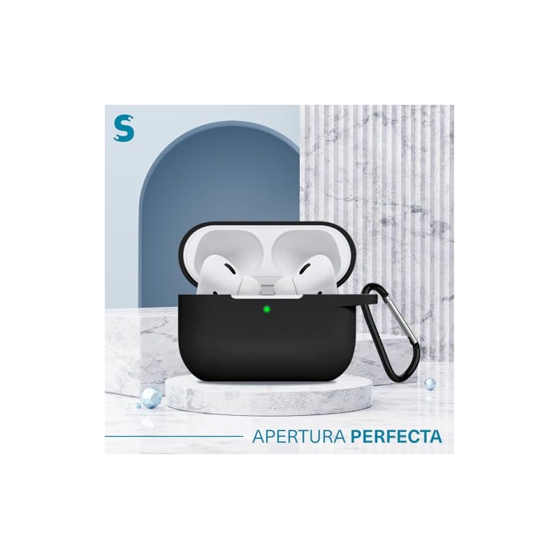 SOVICO - Funda Protectora Compatible con Airpods Pro 2. Silicón