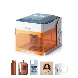 WAINLUXPRO K10 Laser Engraving Machine,0.01mm Accuracy 3000mW Laser Engraver, WiFi Connection,DIY Tools for Wood, Leather, Laser Class1,Offline Engraving，Grabadora Láser