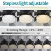 Socket Fan Light with Remote, Dimmable LED Ceiling Fans with