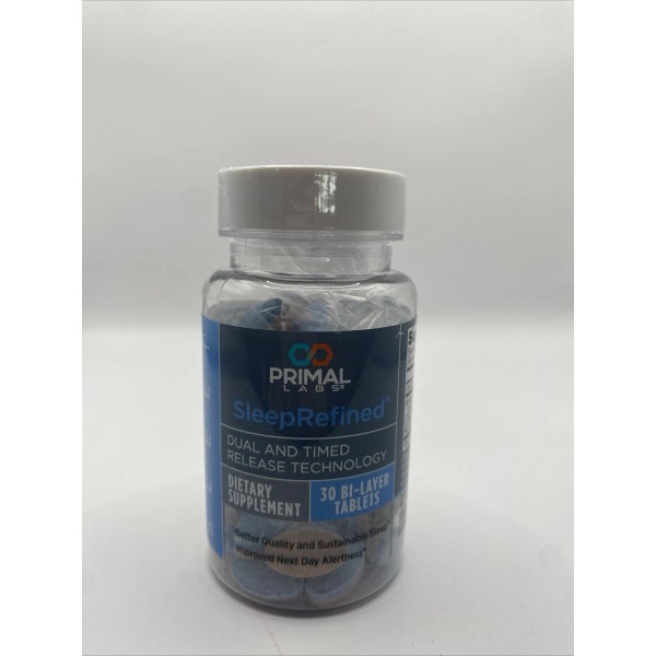 Primal Labs SleepRefined (Sleep Refined)- 30 Tablets Exp 8/2026