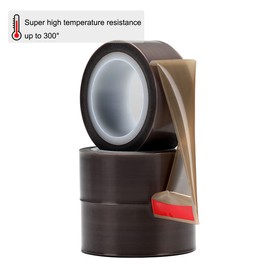 ENDIESS PTFE Tape, PTFE Film Tape Sheets with Single Side Silicone Adhesive, High Temperature Tape, 36 Yards (1 roll)