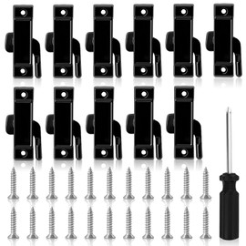11pcs Window Sash Lock, Window Latch Replacement with Screw, Window Locks Security, Window Locks for Up and Down Windows,Double Hung Window Lock, Window Hardware to Enhance Security, Window Latch Lock