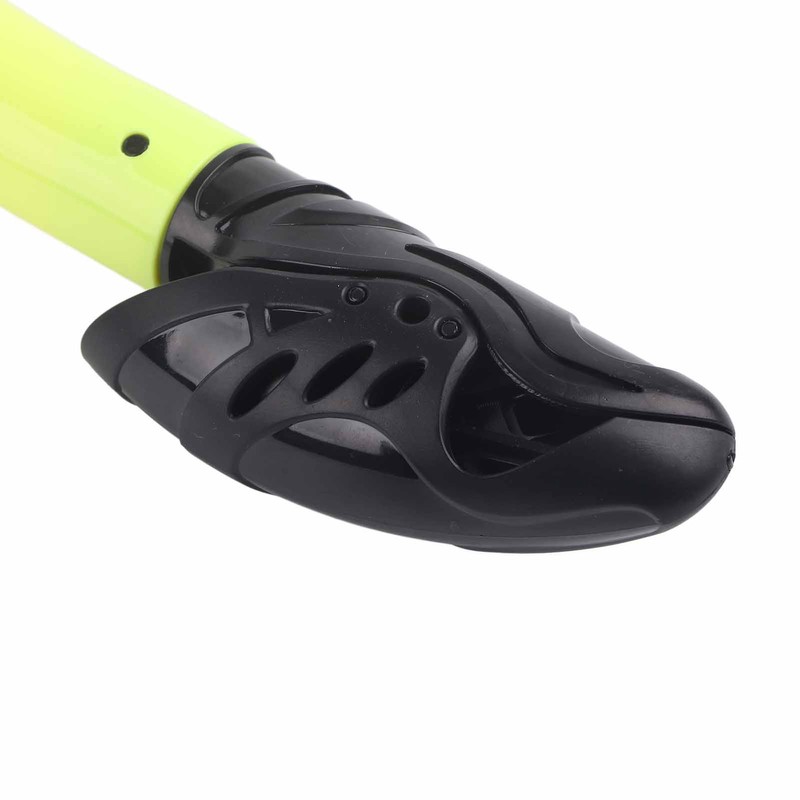 Durable Full Dry Swimming Diving Snorkel with Silicone Mouthpiece (yellow)