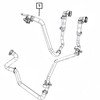 68280784 68280784AB HVAC Heater Hose Kit Compatible with 2018-2021 Jeep