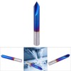 90 Degrees Chamfer End Mill 2 Flute Blue Coating Tungsten