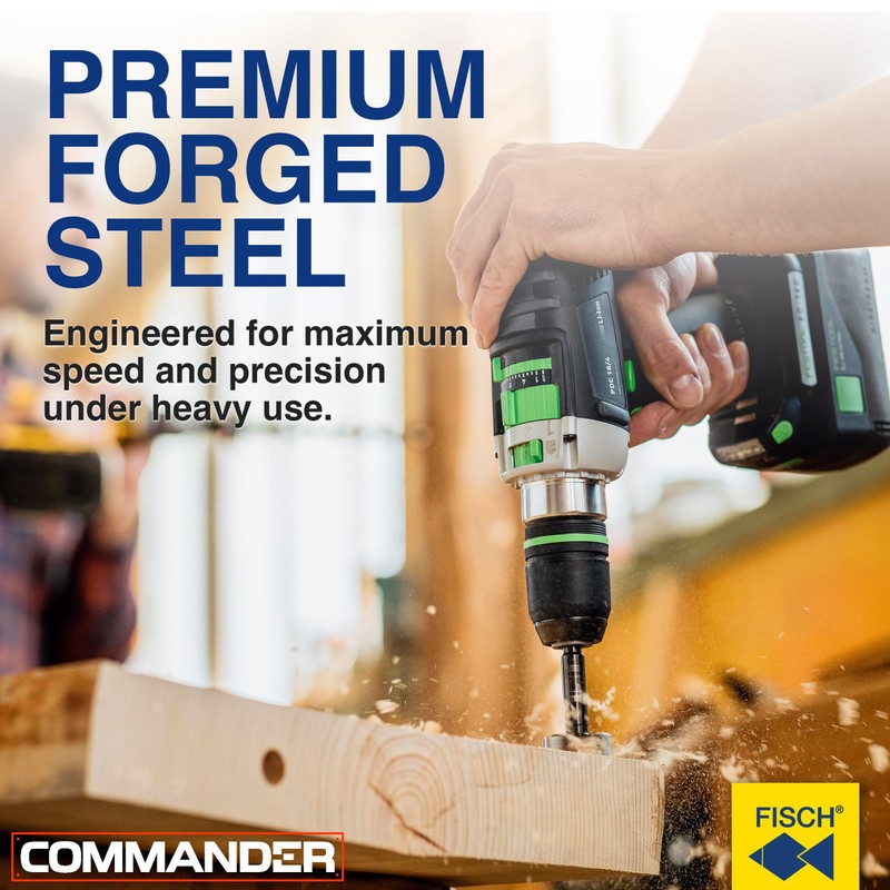 Fish Wave Forstner Drill SP Cutter Shaft 8 mm Drill