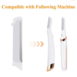 13 Replacement Heads Compatible with Flawless Finishing Touch Dermaplane Glo Sonic Facial Exfoliator Facial Hair Removal Refill Blade